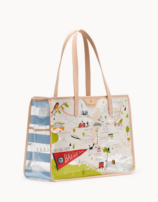 Bay Dreams Clear Beach Tote