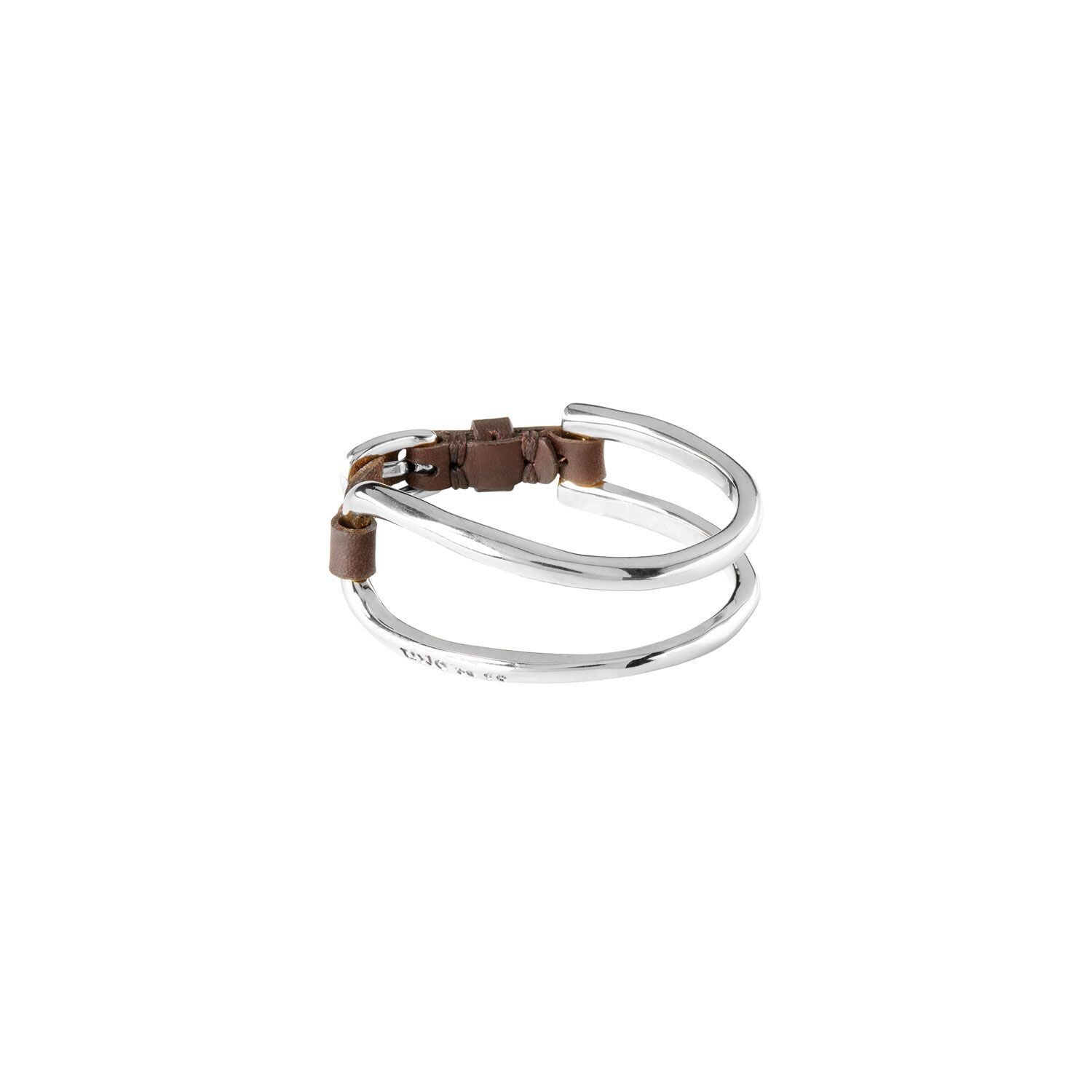 It&#39;s Elecrifying Leather &amp; Silver Bracelet