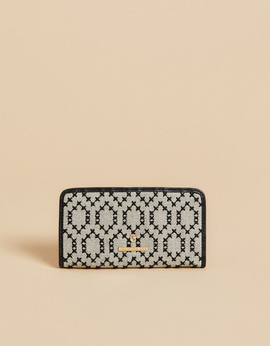 Bifold Wallet City Market Cross Stitch