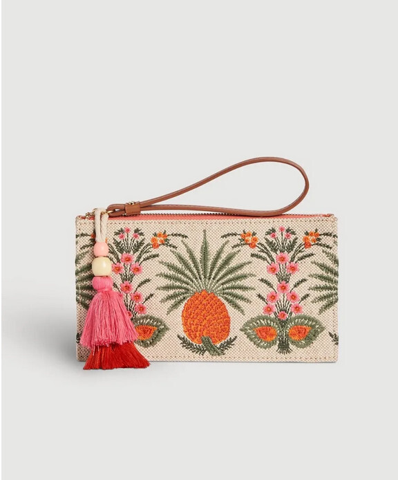 East West Wristlet Alljoy Landing Pineapple