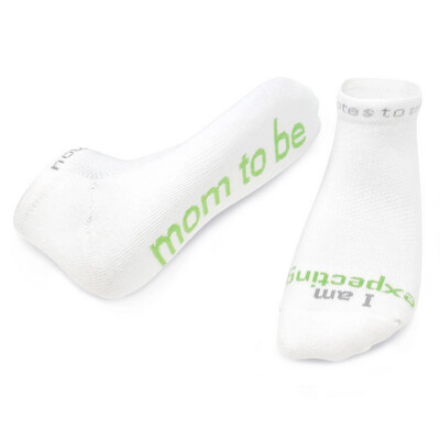 Low-Cut Socks I Am Expecting - Mom To Be /White 