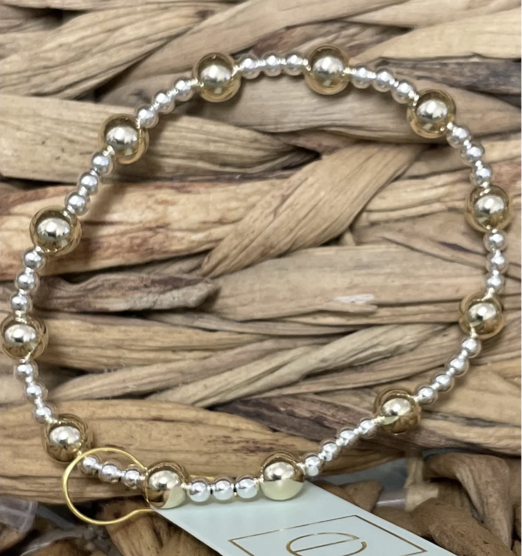 Bracelet Classic Sincerity Pattern Mixed Metal