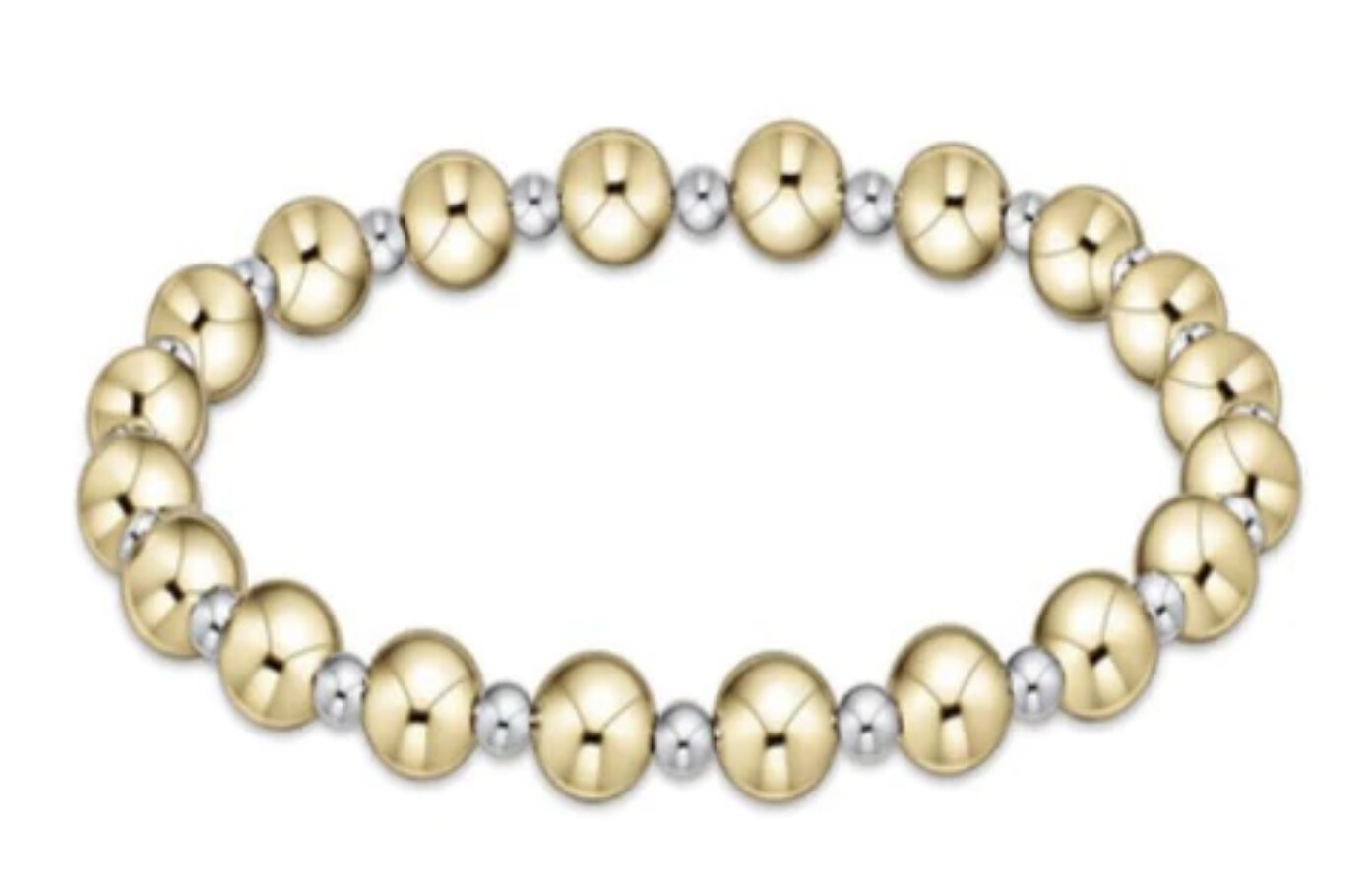 Bracelet Classic Grateful Pattern Mixed Metal