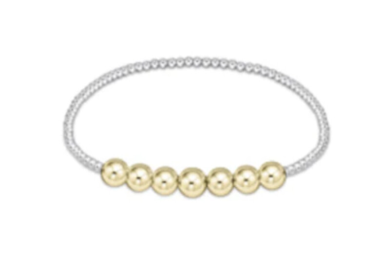 Bracelet Classic Beaded Bliss  Mixed Metal