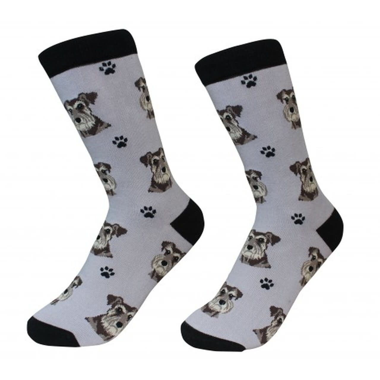 Pet Lover Unisex Socks Schnauzer Uncropped