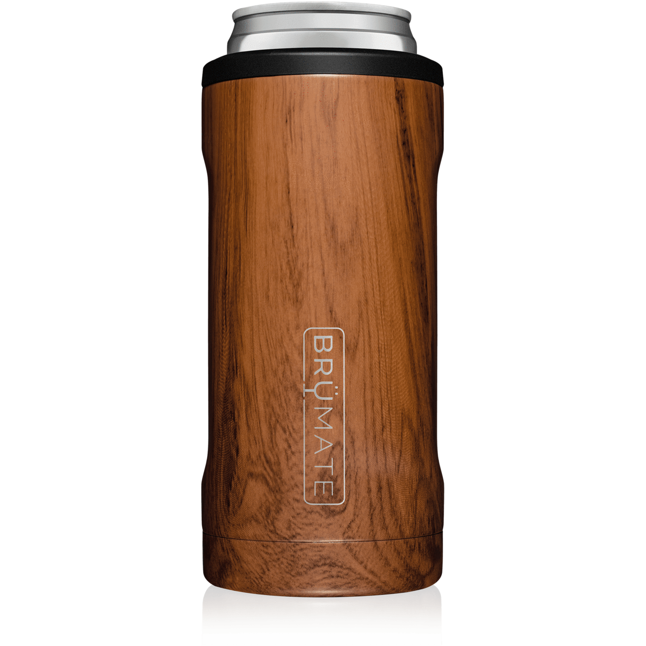 Hopsulator Slim Can Cooler 12oz Walnut