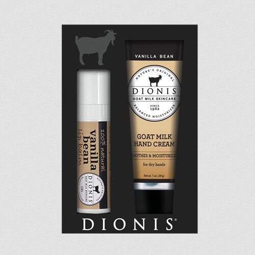 Vanilla Bean Lip Balm &amp; Hand Cream Set