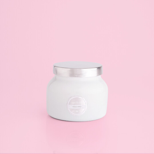 Volcano Petite White Jar Candle 8oz