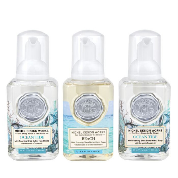 Mini Foaming Hand Soap Set: Ocean Tide, Beach, Ocean