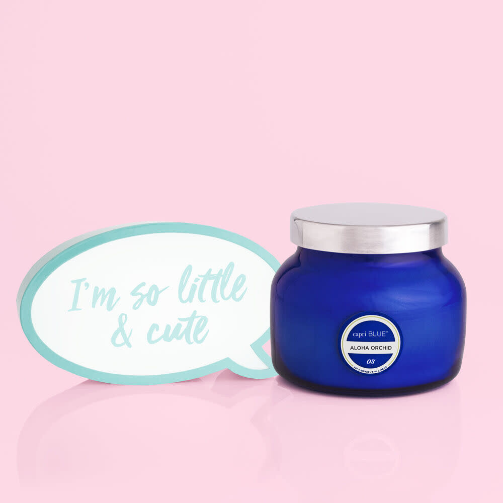 Aloha Orchid Blue Petite Jar Candle  8oz