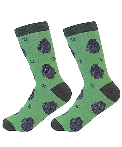 Pet Lover Unisex Socks Poodle (black)