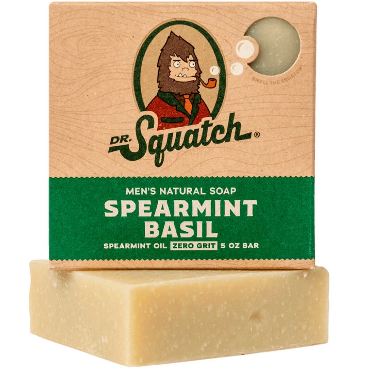 Men&#39;s Bar Soap  Spearmint Basil Scrub