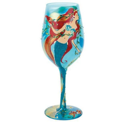 Mermaid Wine Glass