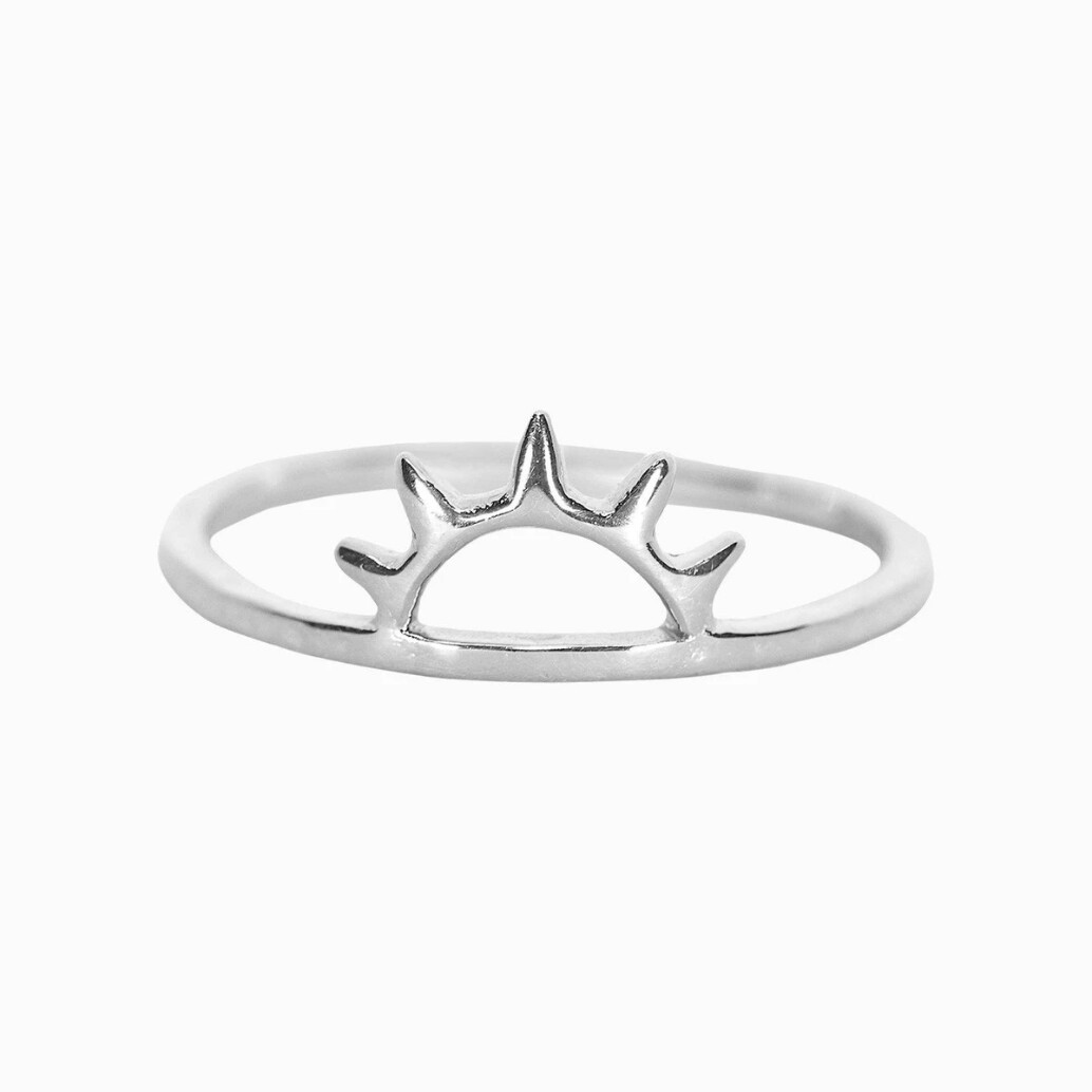 Sunset Ring Silver, Size: 5