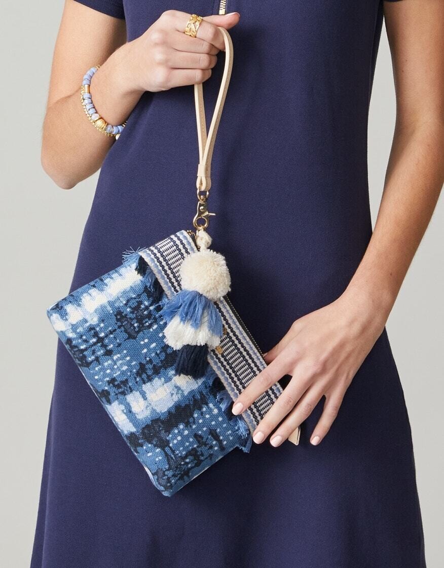 Boho Maci Wristlet Oyster Factory Tides