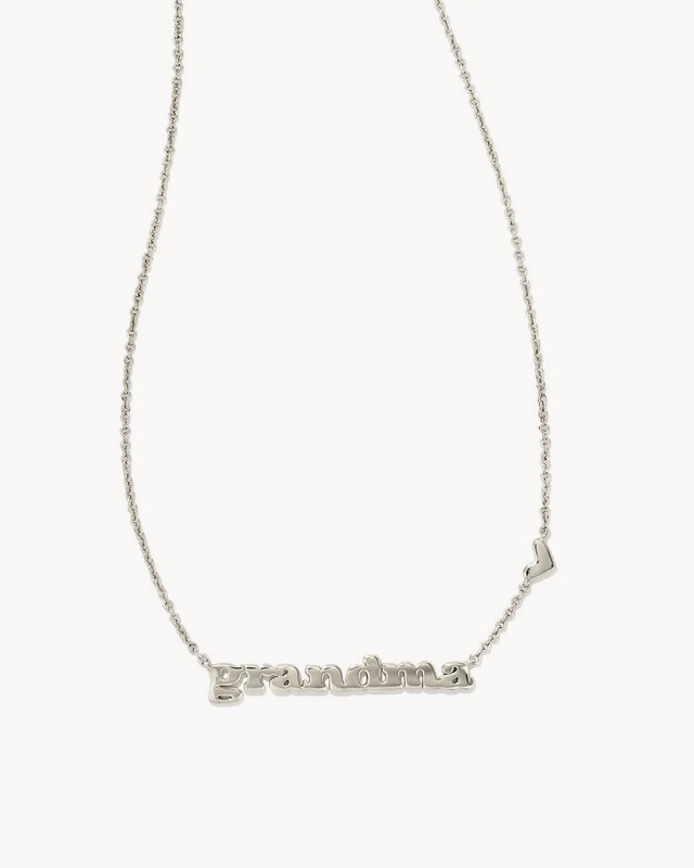 Grandma Strand Necklace Rhodium