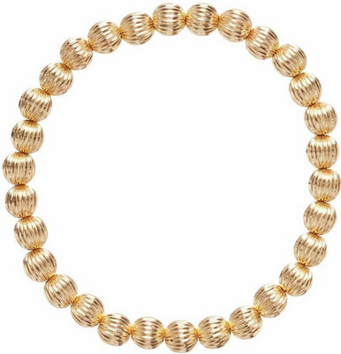 Dignity Gold 6mm Bead Bracelet