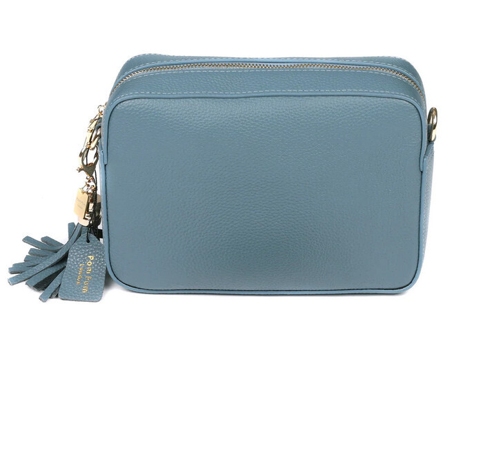 Pom Pom London City Bag Steel Blue