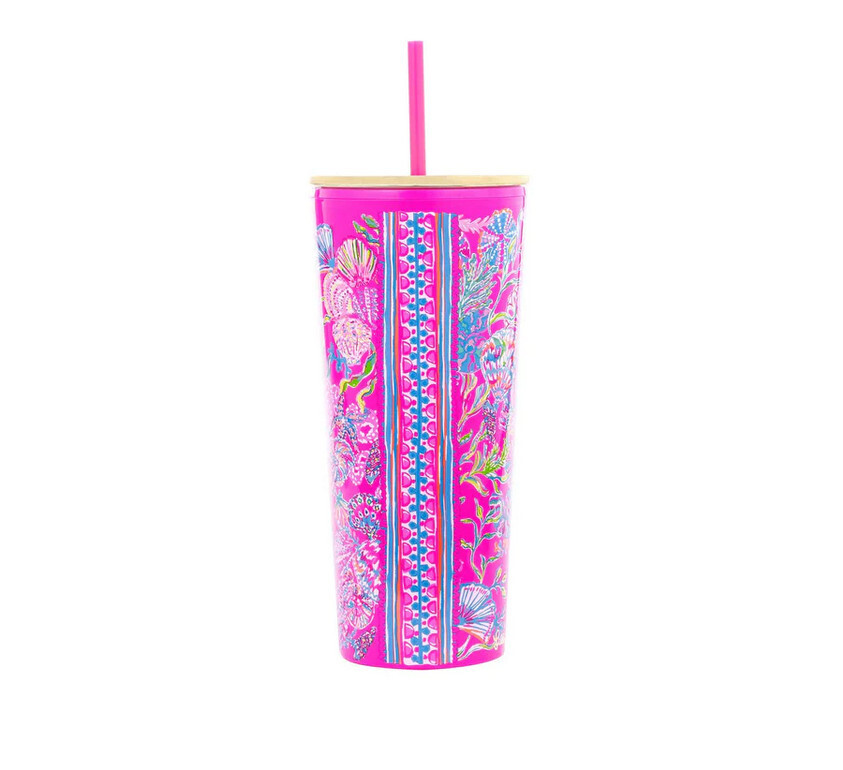 Tumbler w/Straw Shell Me Something Good