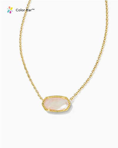 Elisa Necklace Gold Golden Abalone
