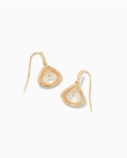 Earring Kendall Gold Drop Golden Abalone