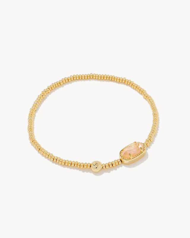 Grayson Stretch Bracelet Gold Golden Abalone