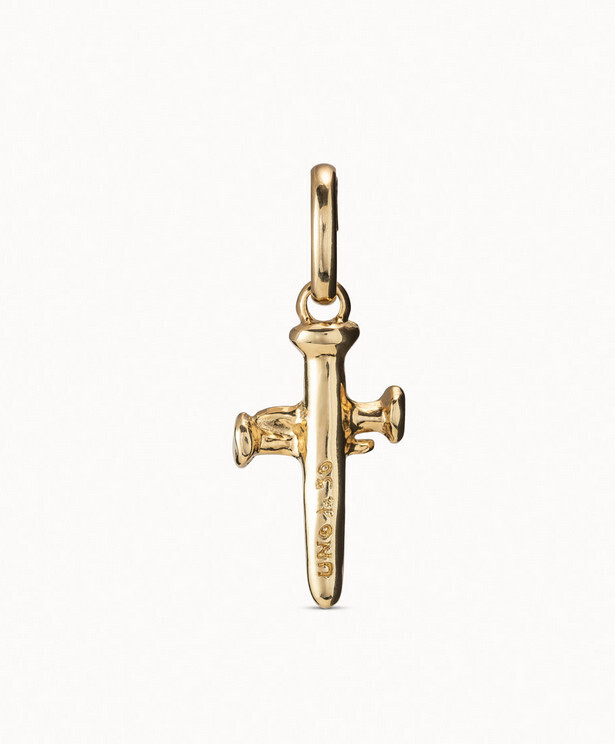 Medium Cross Charm Gold