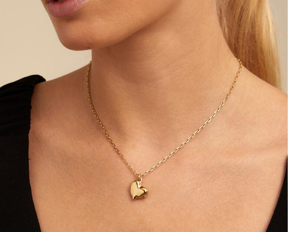 Necklace Forever Gold Chain w/Heart