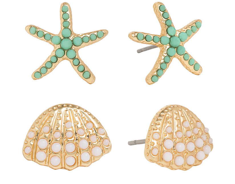 Sea Treasures Earring Stud set