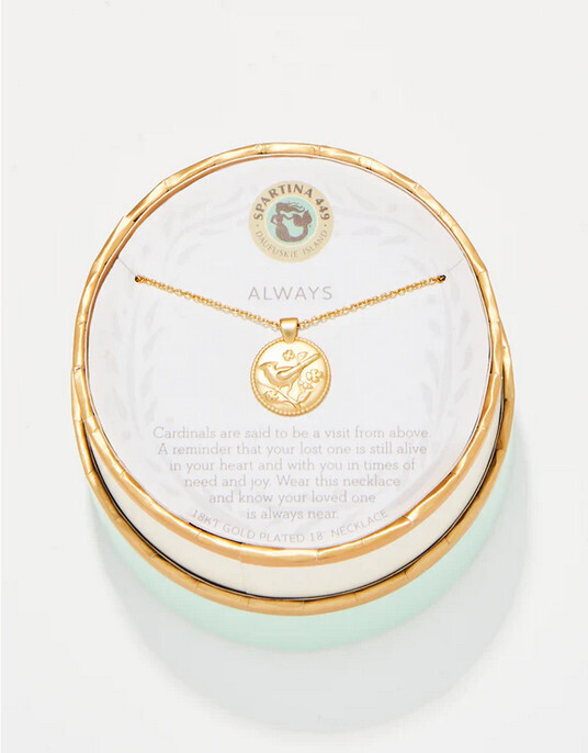 Sea La Vie Necklace 18&quot; Always/Cardinal gold