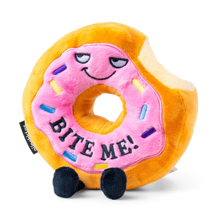 Plush Pink Donut- Bite Me