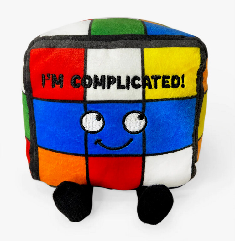 Plush Puzzle Cube- I&#39;m Complicated