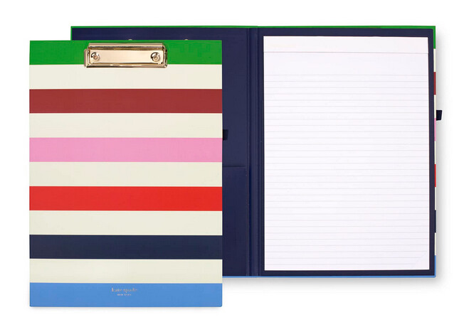 Clipboard Folio Adventure Stripe