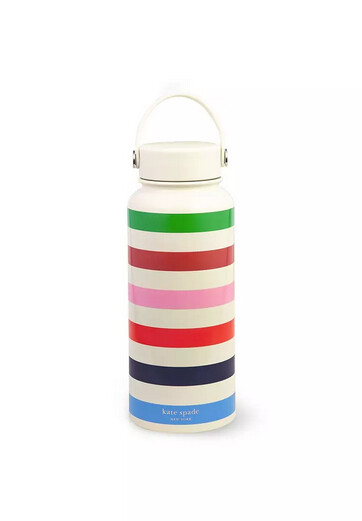 Stainless Steel XL Water Bottle Adventure Stripe