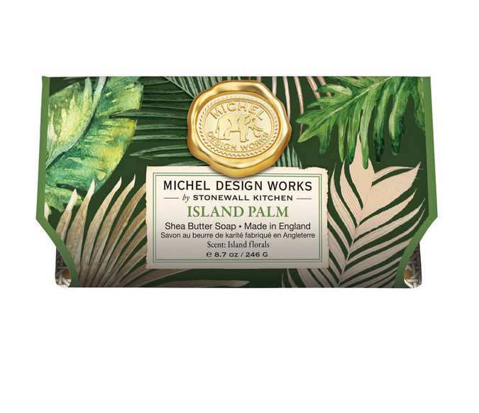 Large Bath Bar Soap Island Palm
