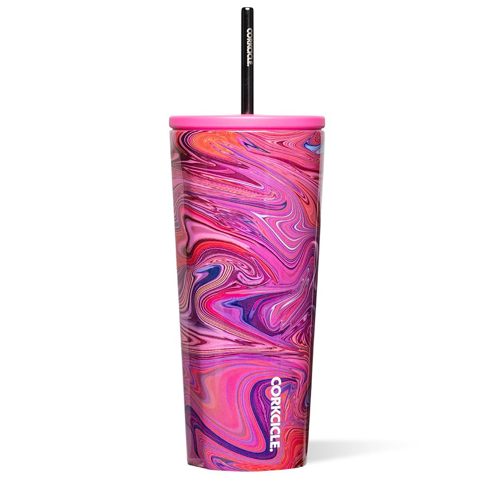 Cold Cup Lava Lamp  w/ Straw 24oz