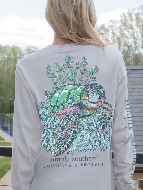 SS Long Sleeve Shirt Turtle Tracker Grow with the Flow