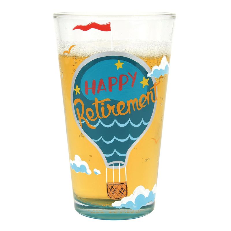 Happy Retirement Beer Glass