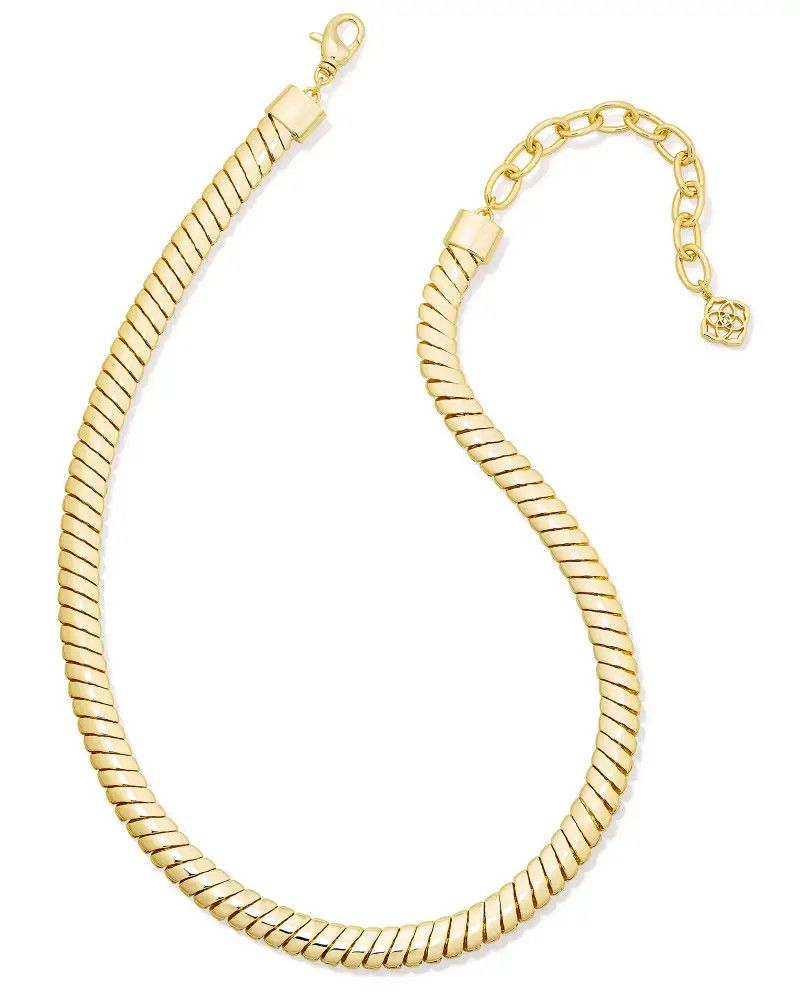 Lex Chain Necklace Gold Metal