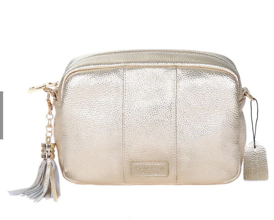 City Bag Metallic Gold