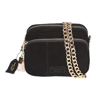 Mayfair Suede Bag Black