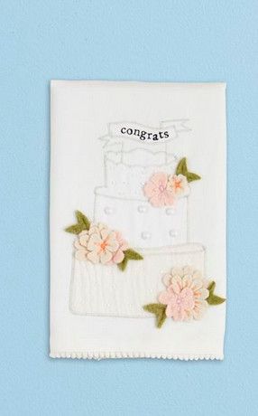Congrats Wedding Tea Towel