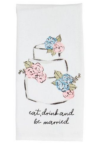 Eat Drink Cotton Tea Towel