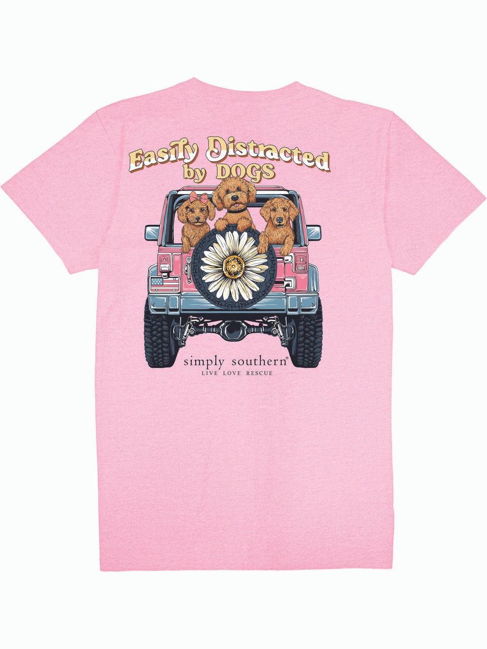 Easily Distracted by Dogs SS T-Shirt