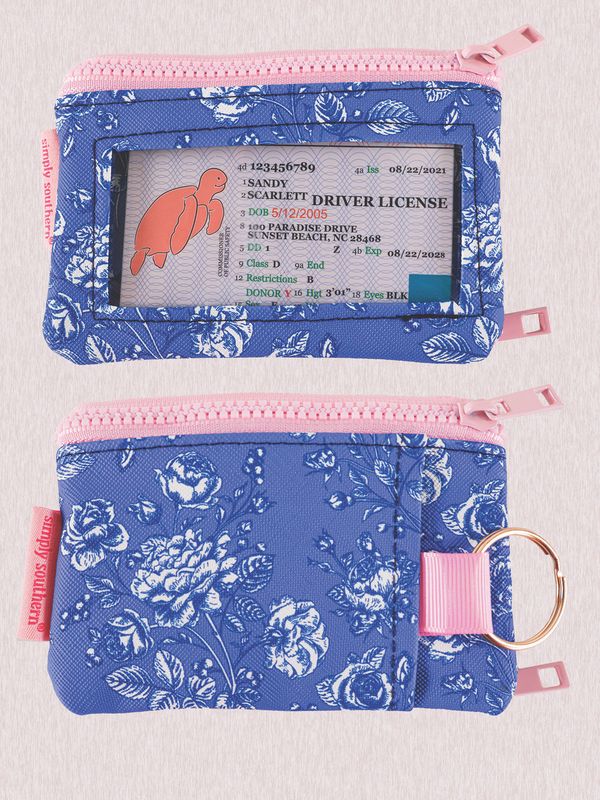 ID Wallet Rose Blue