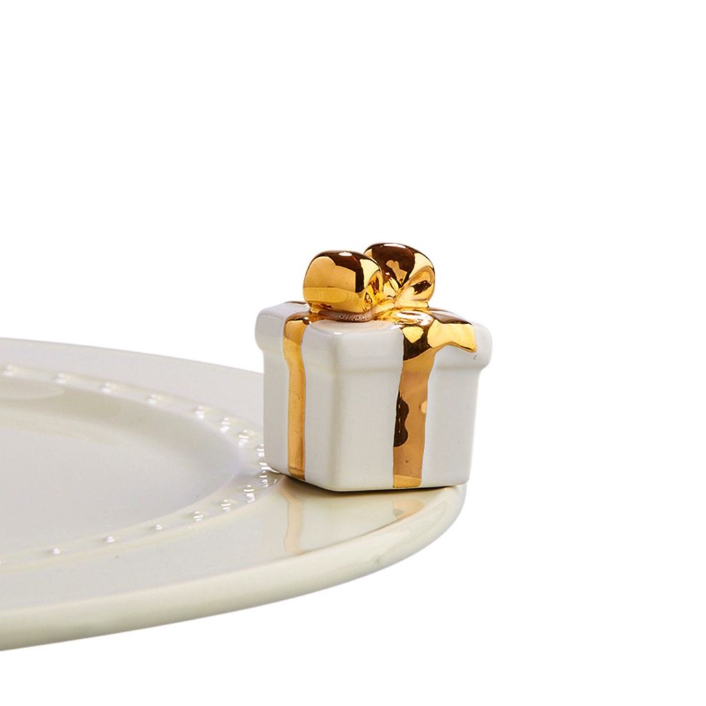 Mini Golden Wishes White &amp; Gold Gift