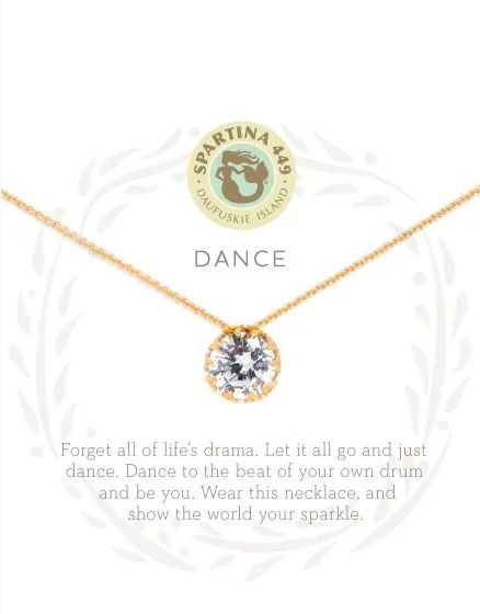 Sea La Vie Necklace Dance/Gem Gold