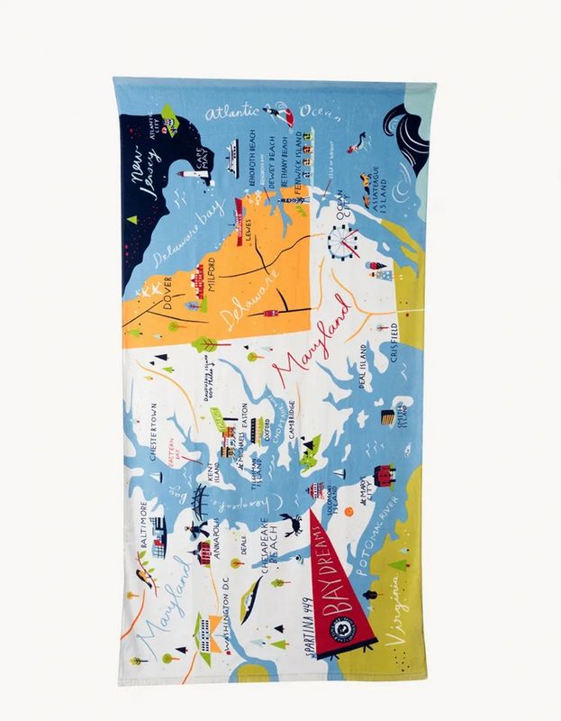 Bay Dreams Beach Towel