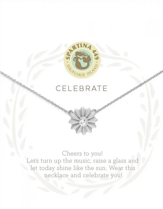 Sea La Vie Necklace 18&quot; Celebrate/Sunburst Silver