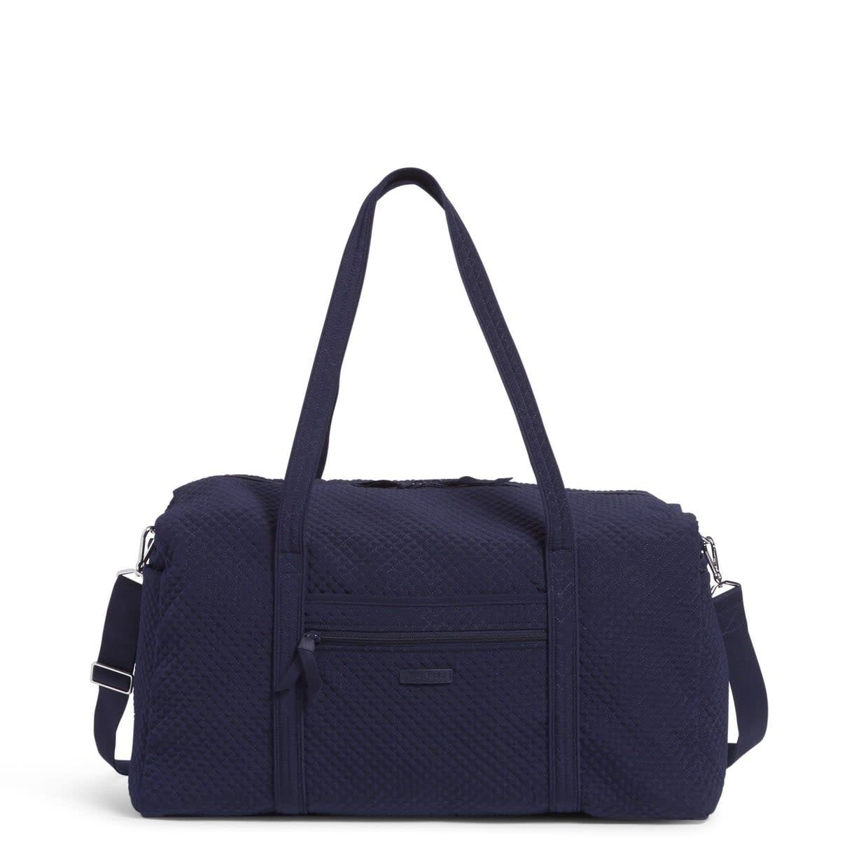 Large Travel Duffel | Classic Navy Microfiber